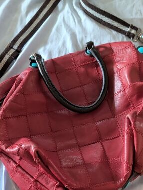 Gabs Firenze Stylish Red Quilted Women’s Handbag - Contemporary Design-